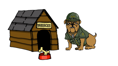 The Barracks logo